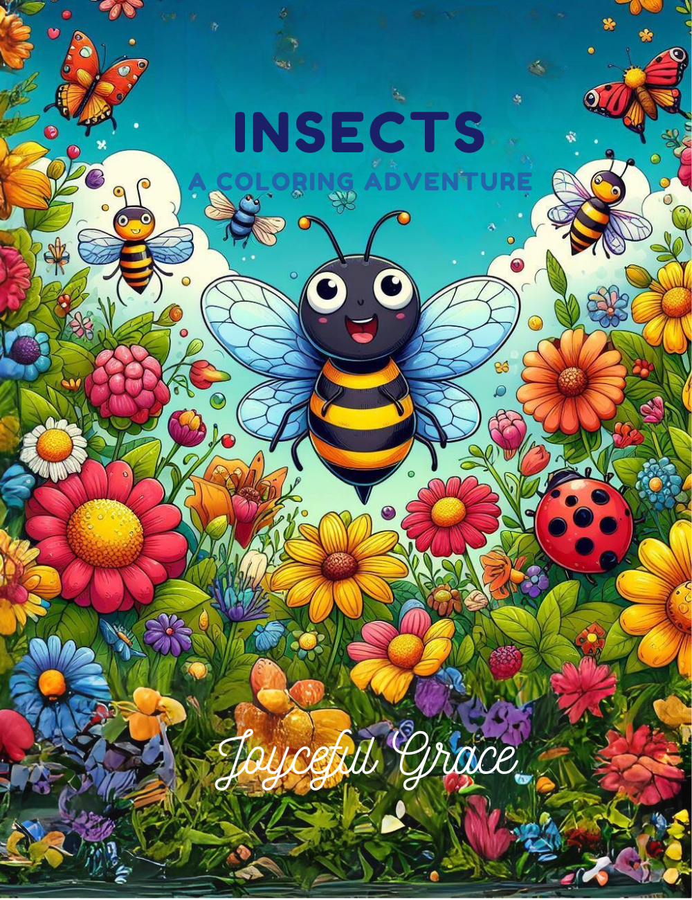 Insects: A coloring Adventure
