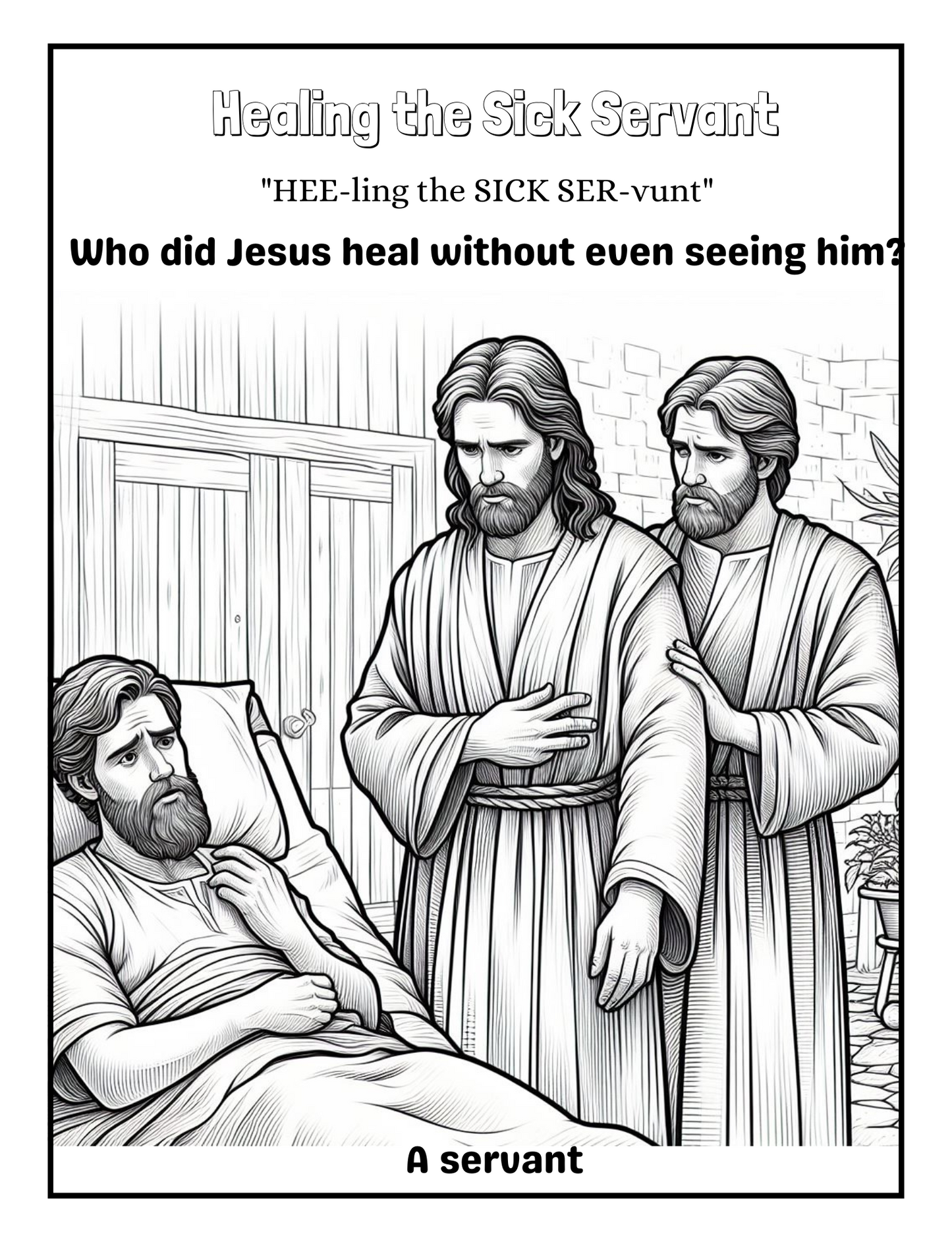 Miracles of jesus: a coloring journey