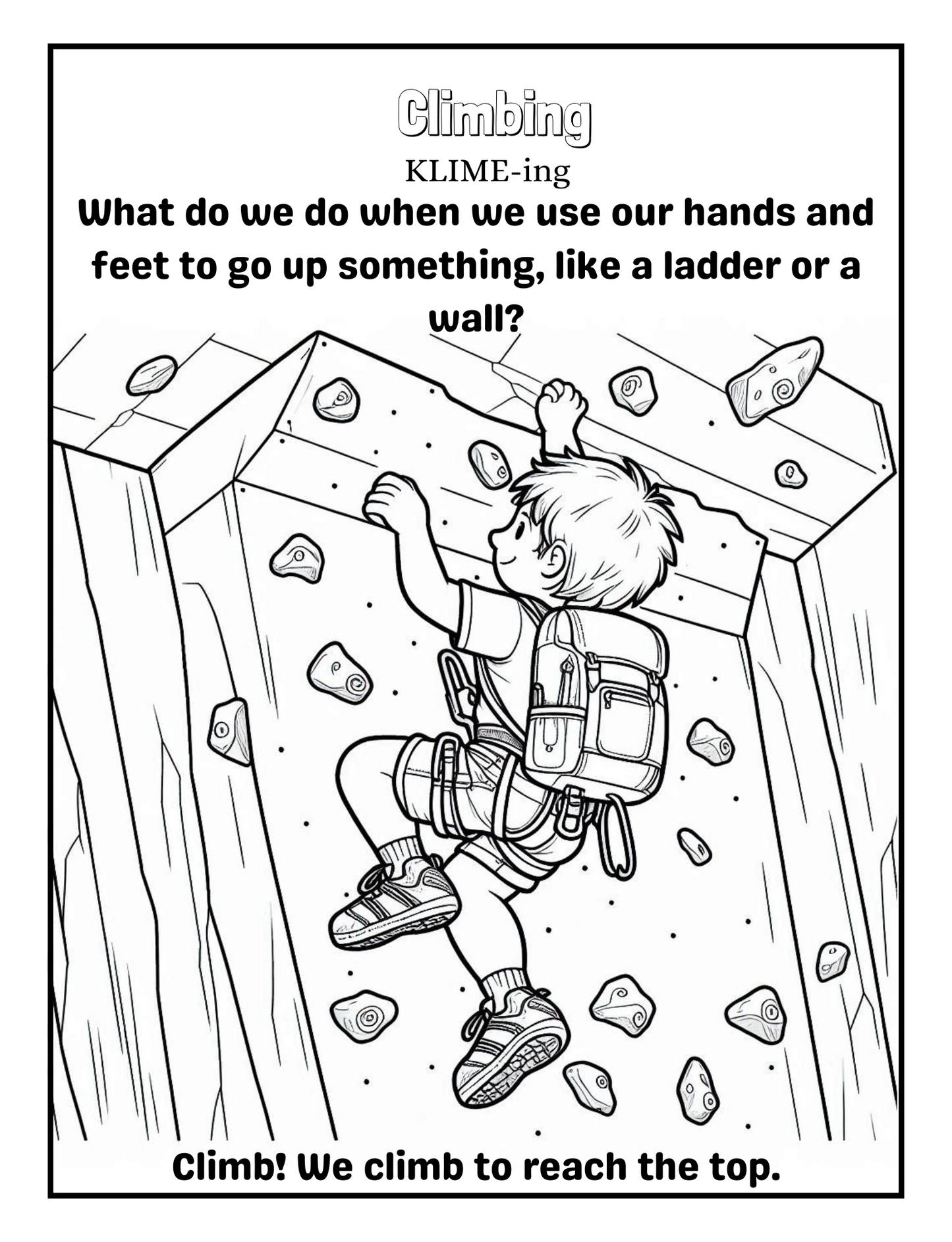 Adventures in Learning: a playground school activity coloring book