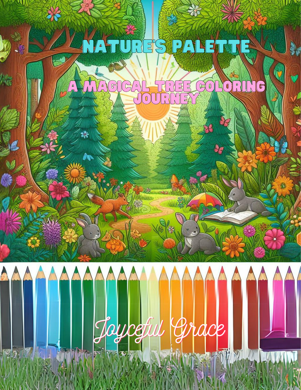 Nature's Palette: A Magical Tree Coloring Journey