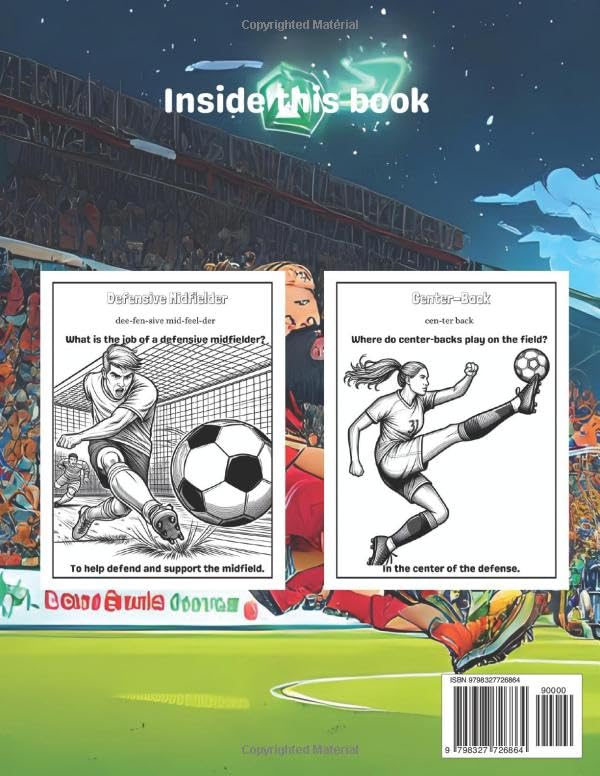 Football fun: guardians of the goal coloring book