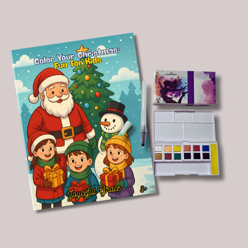 Christmas Creativity Bundle – Book + Solid Watercolor Set