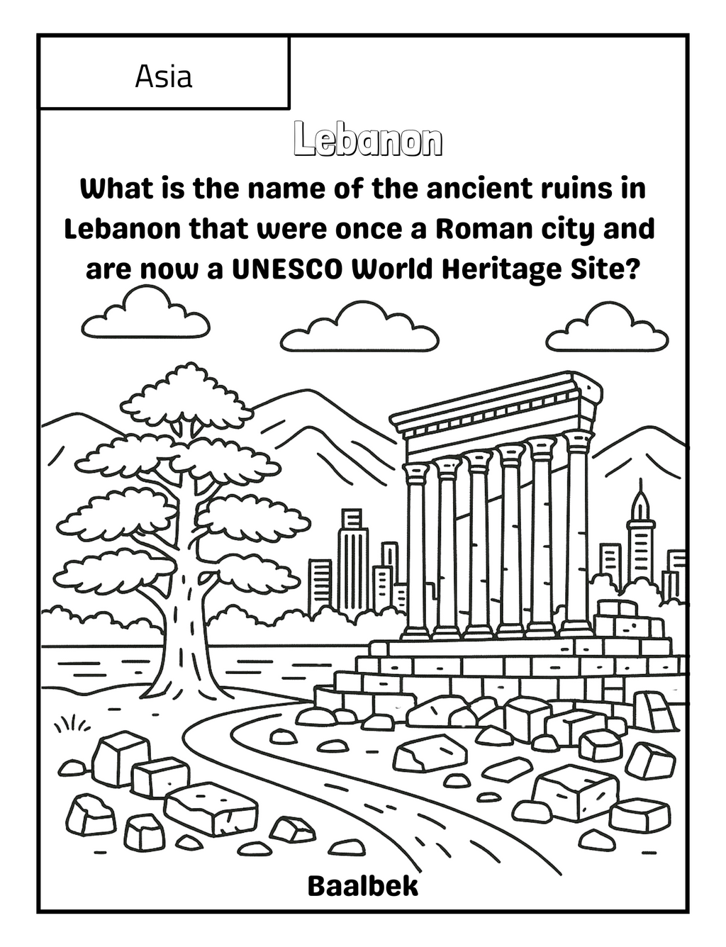 Color the World: Cities Near and Far!