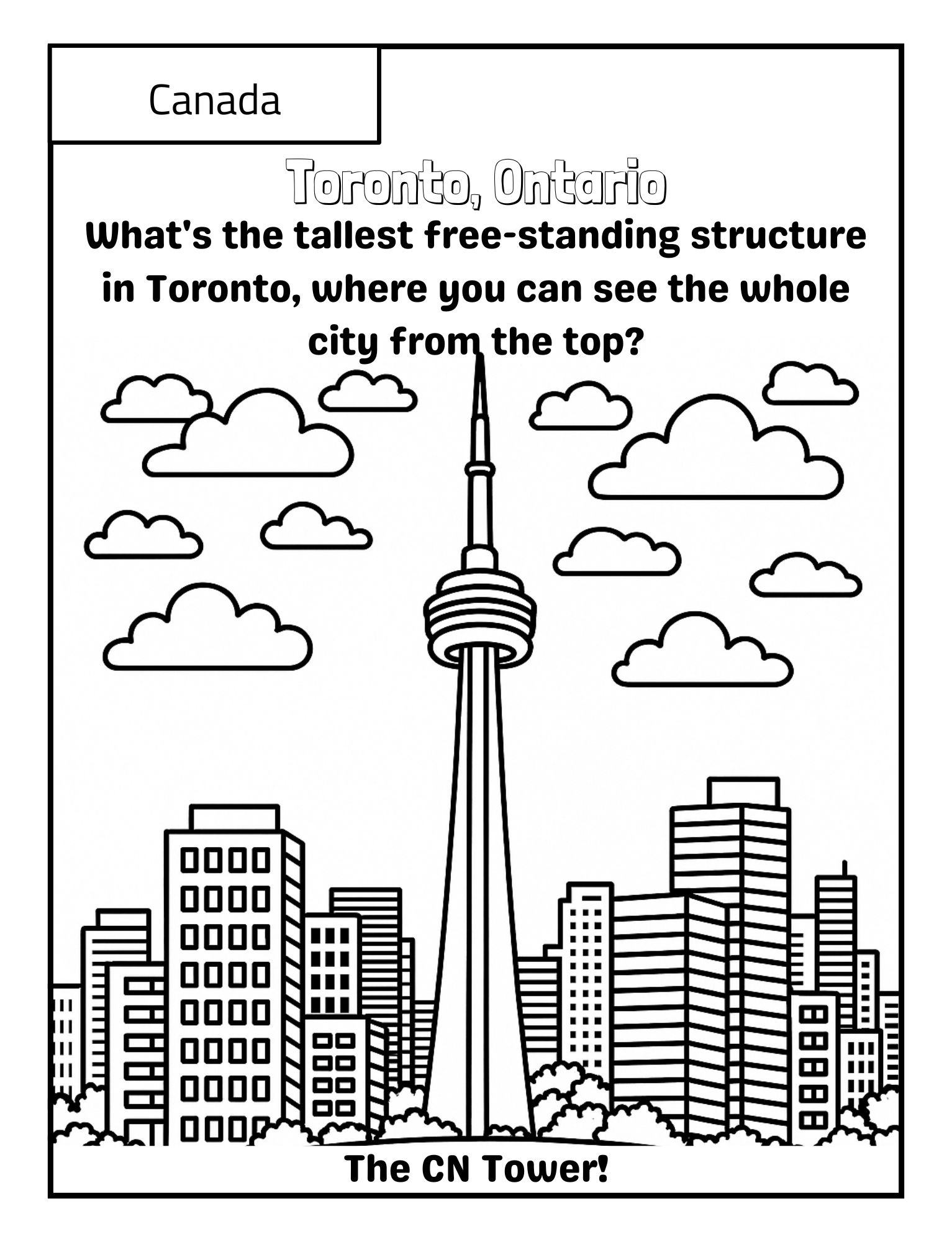 City Sights to Color: Travel the World!