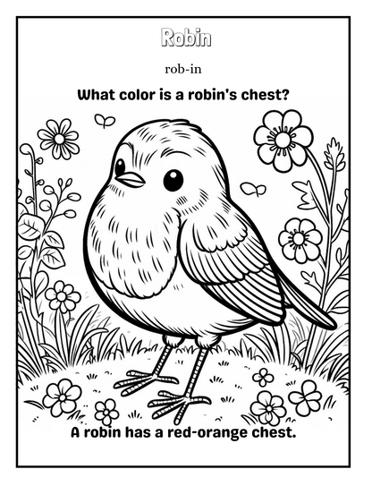 Bird Bonanza 1: A Coloring Adventure for Young Explorers