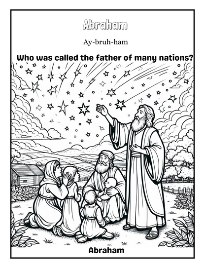 Prophets of peace: a coloring journey