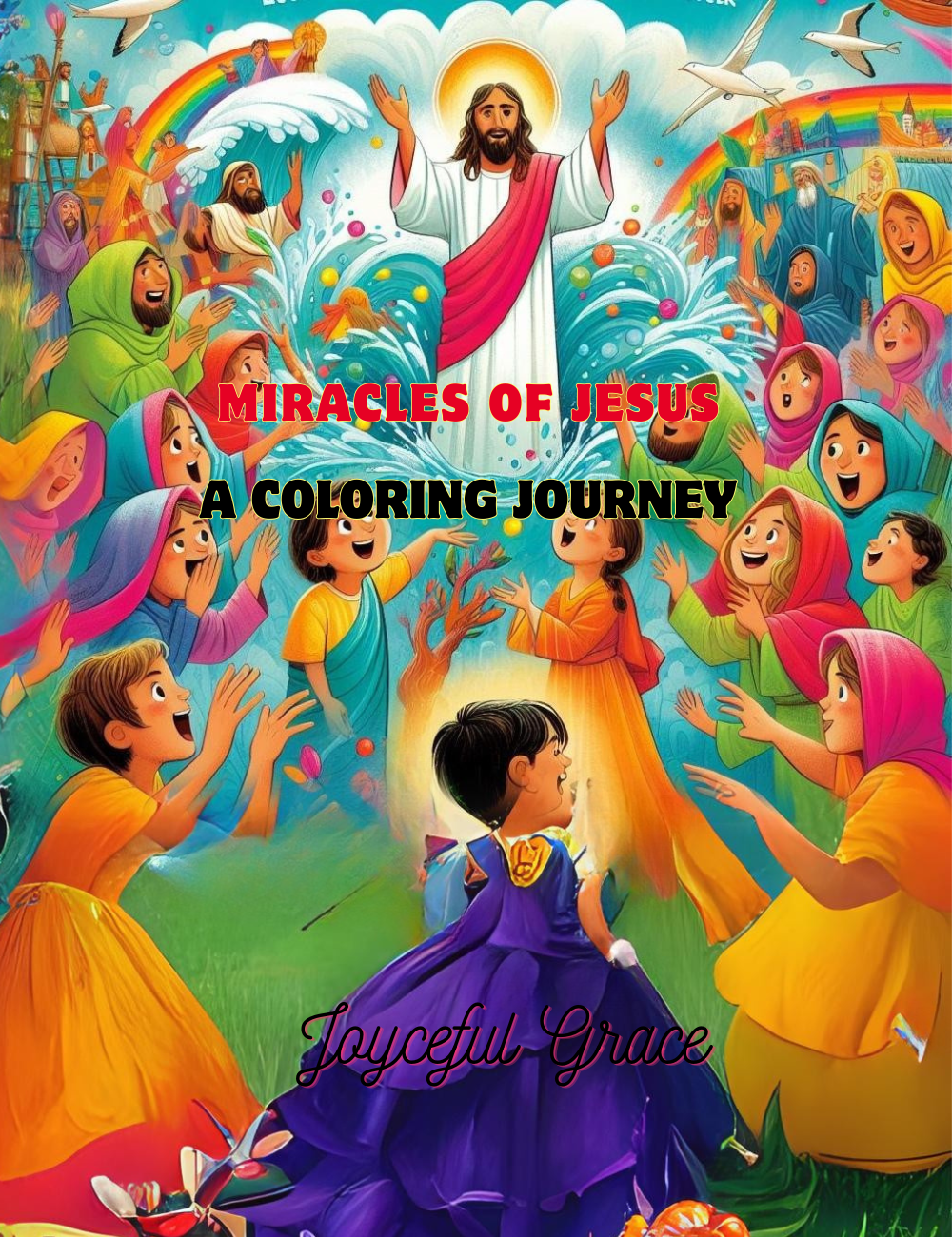 Miracles of jesus: a coloring journey