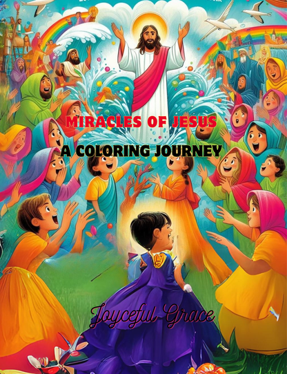 Miracles of jesus: a coloring journey