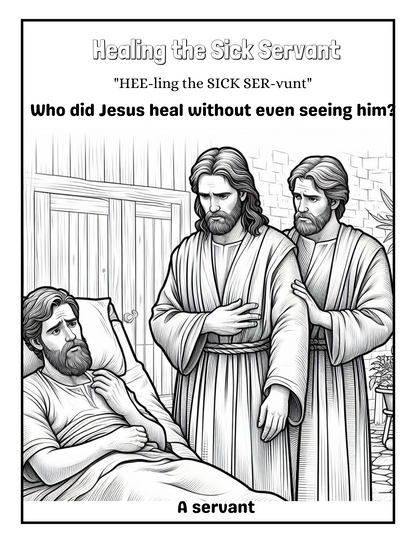 Miracles of jesus: a coloring journey