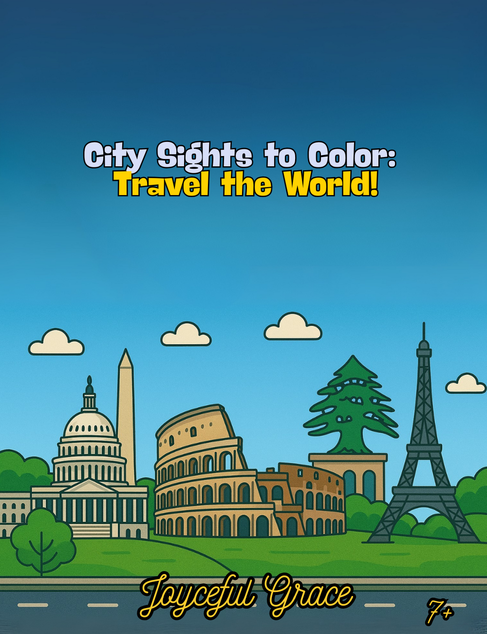City Sights to Color: Travel the World!