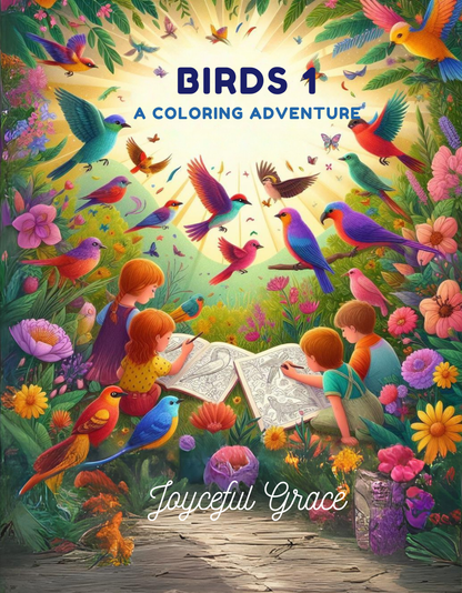 Bird Bonanza 1: A Coloring Adventure for Young Explorers
