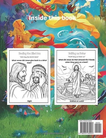 Miracles of jesus: a coloring journey