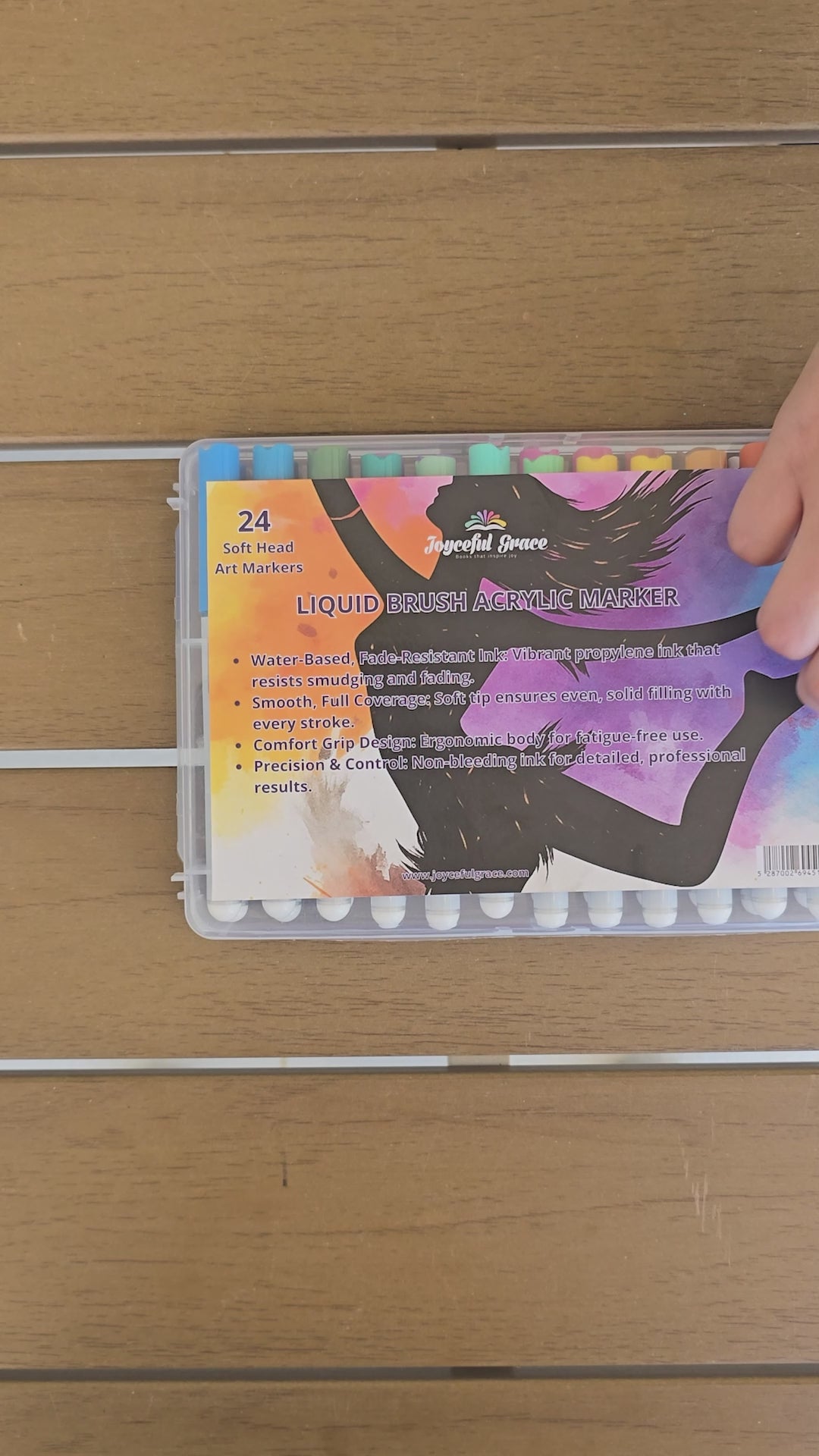 24 Liquid Brush Acrylic Markers